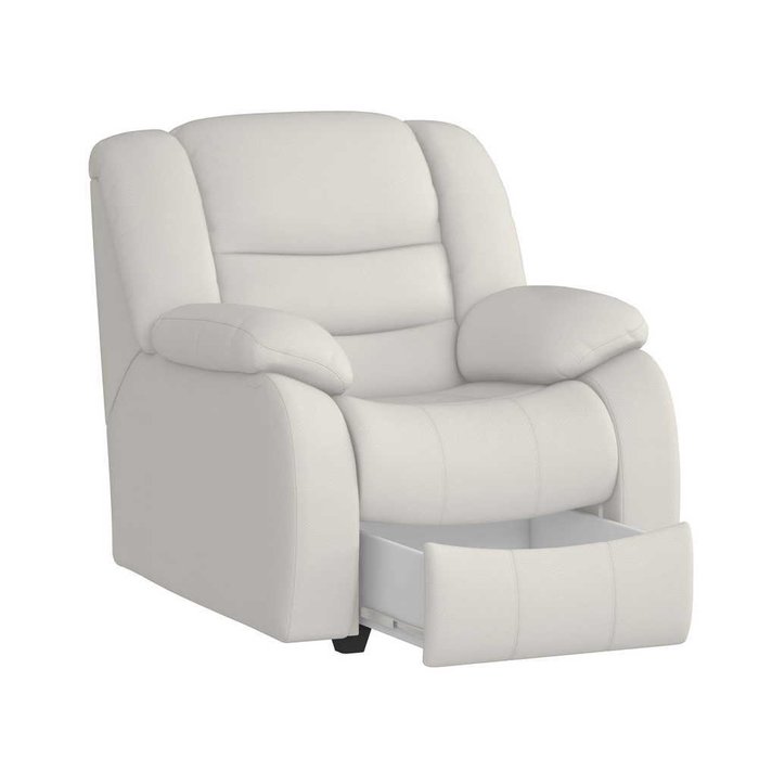 Кресло с ящиком Ридберг белого цвета - лучшие Интерьерные кресла в INMYROOM