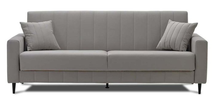 Диван-кровать Эмма бежево-серого цвета - купить Прямые диваны по цене 41500.0