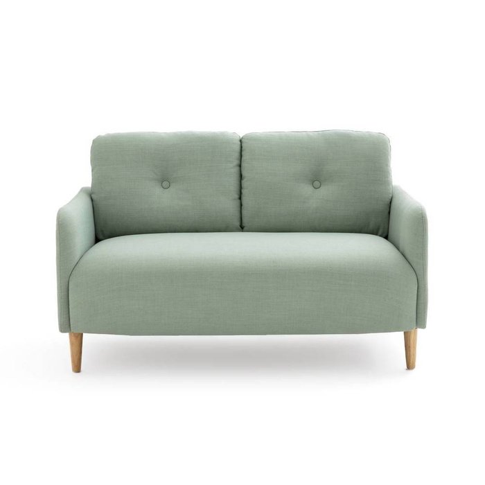 Диван в скандинавском стиле Jimi зеленого цвета - купить Прямые диваны по цене 57103.0