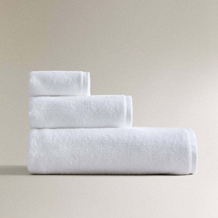 Хлопковое банное полотенце с рисовой строчкой