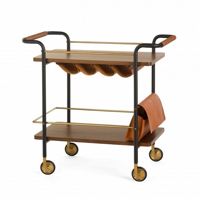 Серверовочный стол Valet Bar Cart - купить Сервировочные столики по цене 162534.0