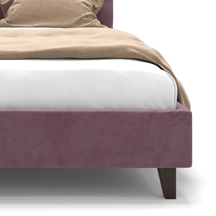 Кровать Hannah сиреневого цвета на ножках 160х200 - лучшие Кровати для спальни в INMYROOM