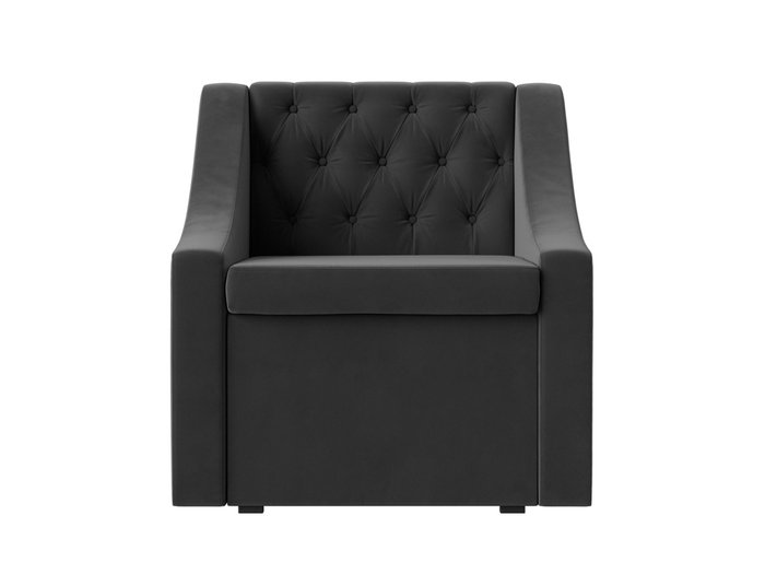 Кресло Мерлин с ящиком серого цвета - купить Интерьерные кресла по цене 22999.0