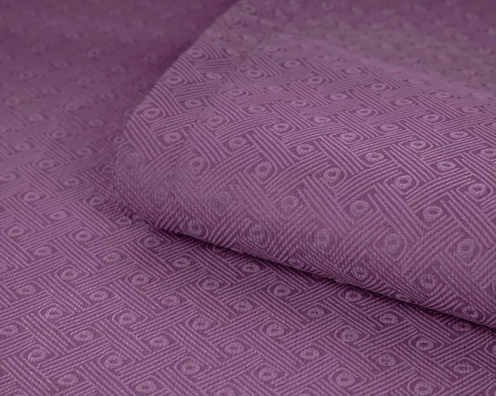 Покрывало Uno Vertikale Purple 140x210 пурпурного цвета - лучшие Покрывала в INMYROOM
