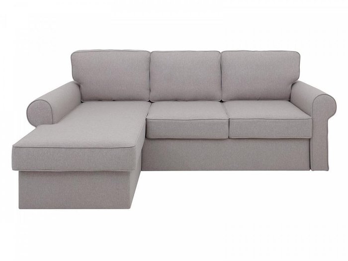Угловой диван-кровать Murom светло-серого цвета 