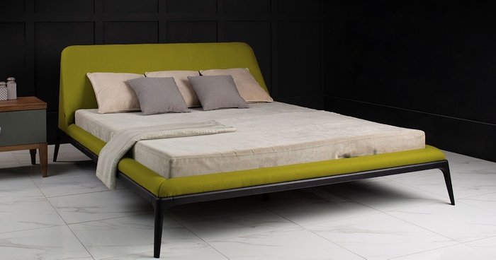 Кровать Liberty 160х200 зеленого цвета - купить Кровати для спальни по цене 119900.0