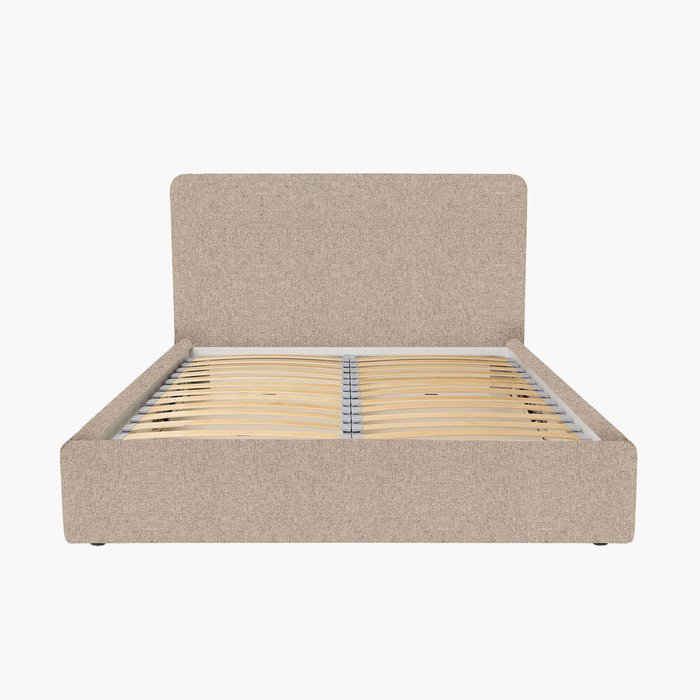 Кровать Cozy 160х200 бежевого цвета с подъёмным механизмом - купить Кровати для спальни по цене 35336 Кровать Cozy 160х200 бежевого цвета с подъёмным механизмом - купить Кровати для спальни по цене 35336