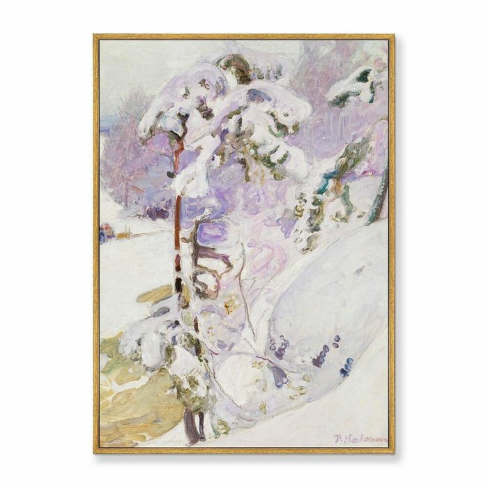 Репродукция картины на холсте Early spring, 1911г. - купить Картины по цене 21999.0