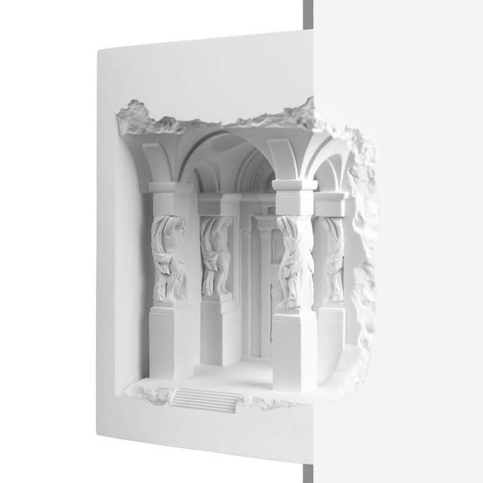 Гипсовый светильник Antique 10355B (гипс, цвет белый) Гипсовый светильник Antique 10355B (гипс, цвет белый)