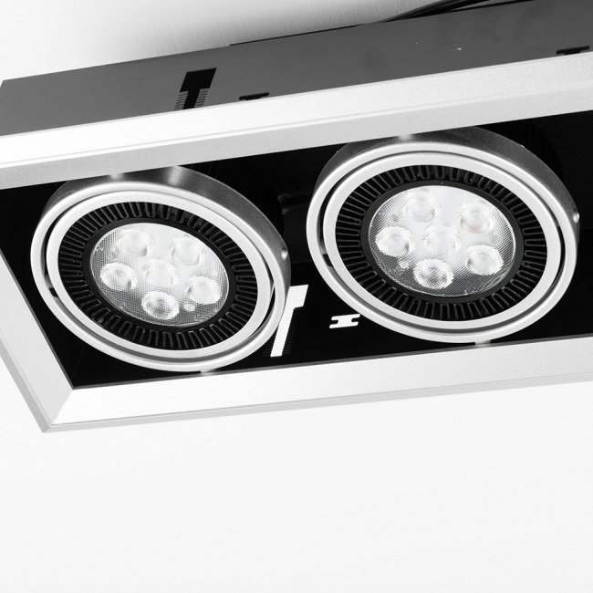 Встраиваемый потолочный светильник Grille Lamp 3 - лучшие Встраиваемые споты в INMYROOM