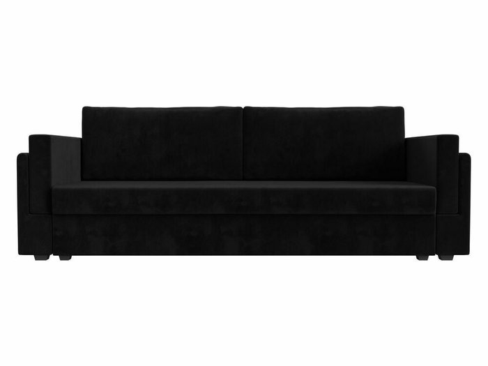 Диван-кровать Лига 007 черного цвета - купить Прямые диваны по цене 29999.0