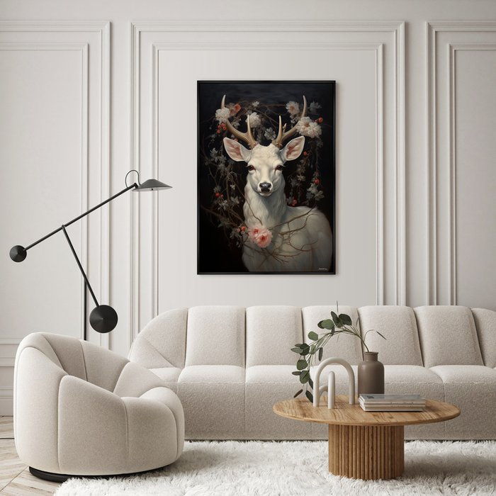 Репродукция картины Magic Deer, No 2, 2024г. - лучшие Картины в INMYROOM