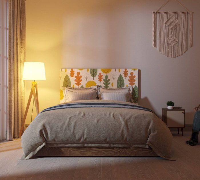 Кровать Berber 160 х 200 30 принт  - лучшие Кровати для спальни в INMYROOM