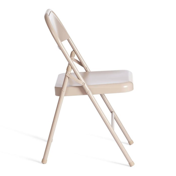 Комплект из шести складных стульев Folder бежевого цвета - лучшие Обеденные стулья в INMYROOM