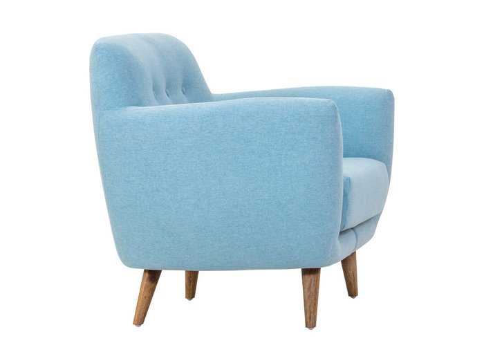 Кресло Loa голубого цвета - лучшие Интерьерные кресла в INMYROOM