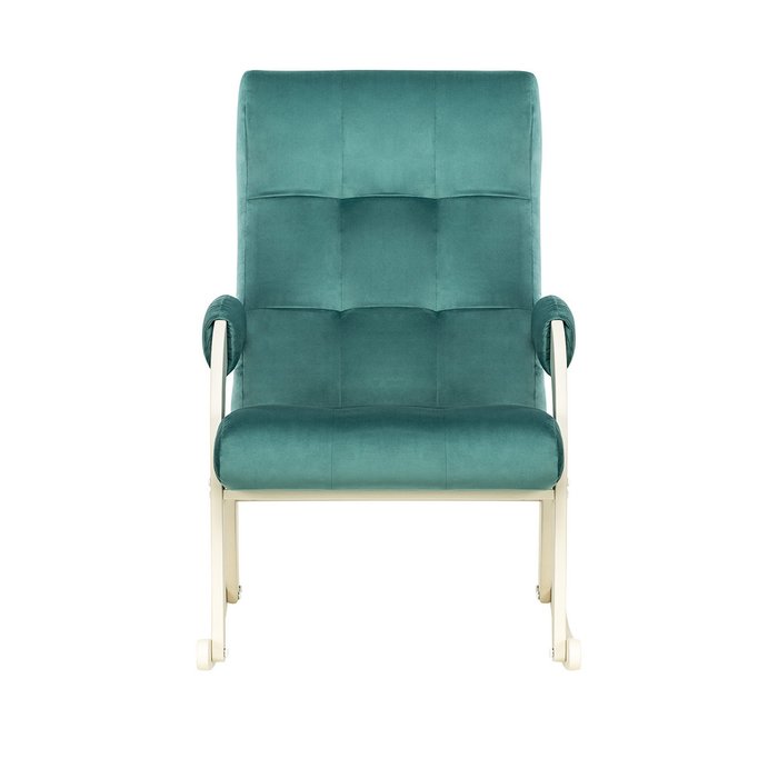 Кресло-качалка Спринг темно-бирюзового цвета - купить Интерьерные кресла по цене 16400.0