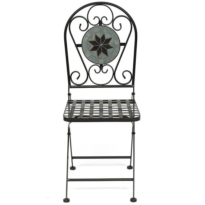 Набор из двух садовых стульев Secret de Maison Vicenza черного цвета - лучшие Садовые стулья в INMYROOM