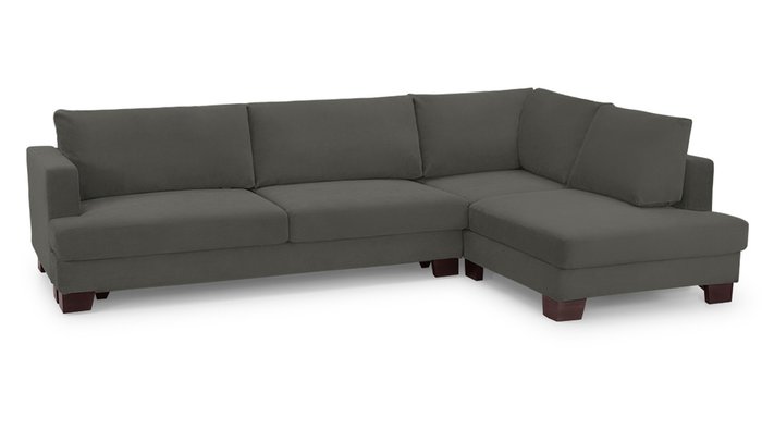 Угловой диван-кровать Марсель темно-серого цвета - купить Угловые диваны по цене 116200.0