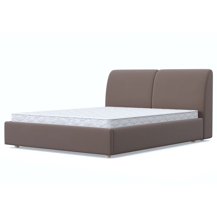 Кровать Бекка 140x200 коричневого цвета - лучшие Кровати для спальни в INMYROOM