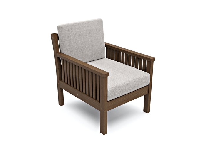 Кресло Норман серого цвета - лучшие Интерьерные кресла в INMYROOM