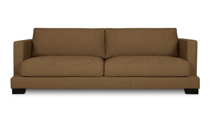 Диван-кровать Плимут коричневого цвета - купить Прямые диваны по цене 59300.0