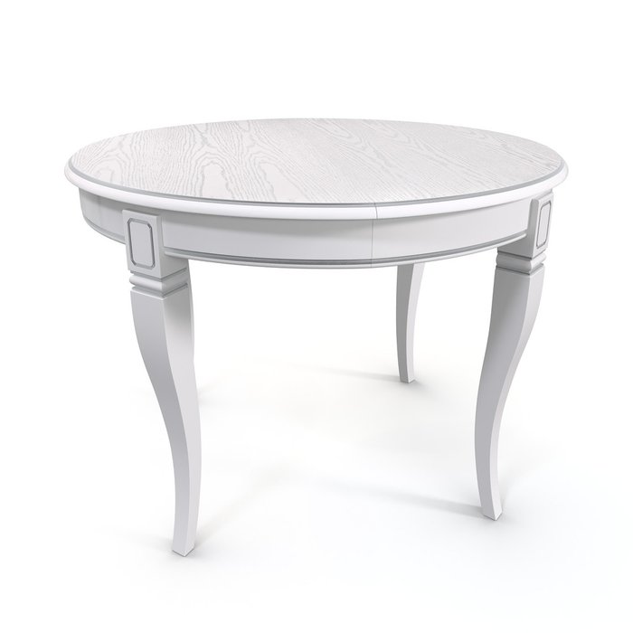 Раздвижной обеденный стол Кадис белого цвета - купить Обеденные столы по цене 38238.0