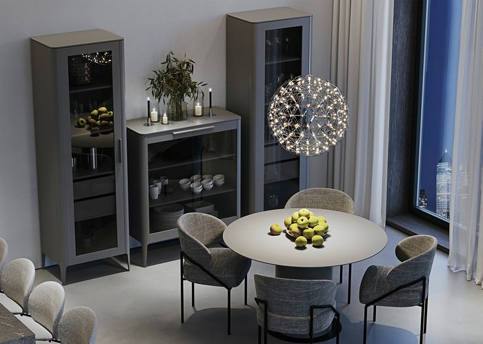 Книжный шкаф Type темно-серого цвета - лучшие Книжные шкафы в INMYROOM