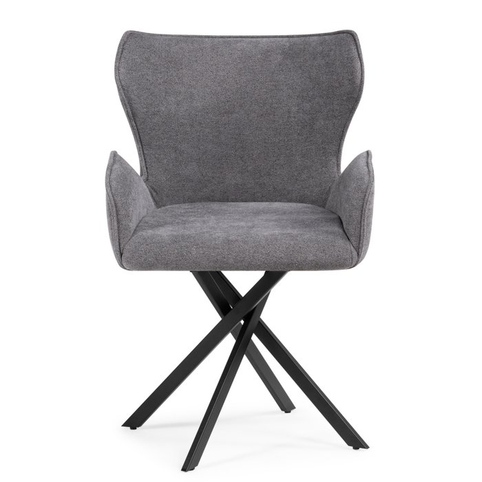 Стул Карлайл серого цвета - лучшие Обеденные стулья в INMYROOM