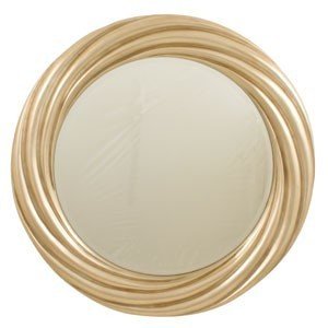 Настенное зеркало Round Swirl цвета шампань - купить Настенные зеркала по цене 125885.0