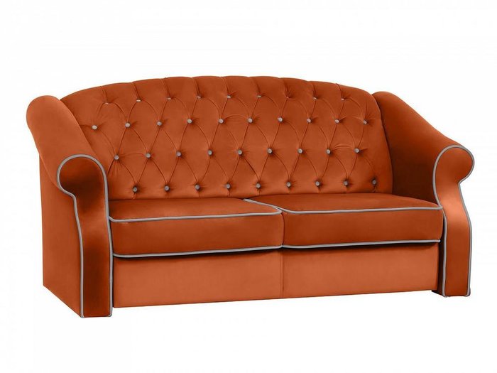 Диван-кровать Boston терракотового цвета - купить Прямые диваны по цене 110600.0