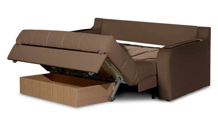 Диван-кровать Тифани коричневого цвета - лучшие Прямые диваны в INMYROOM