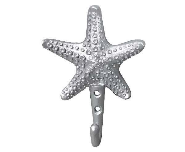 Крючок-морская звезда серебристого цвета