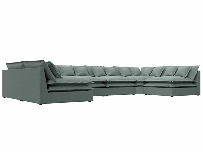 Угловой диван Лига 040 серого цвета   - лучшие Угловые диваны в INMYROOM