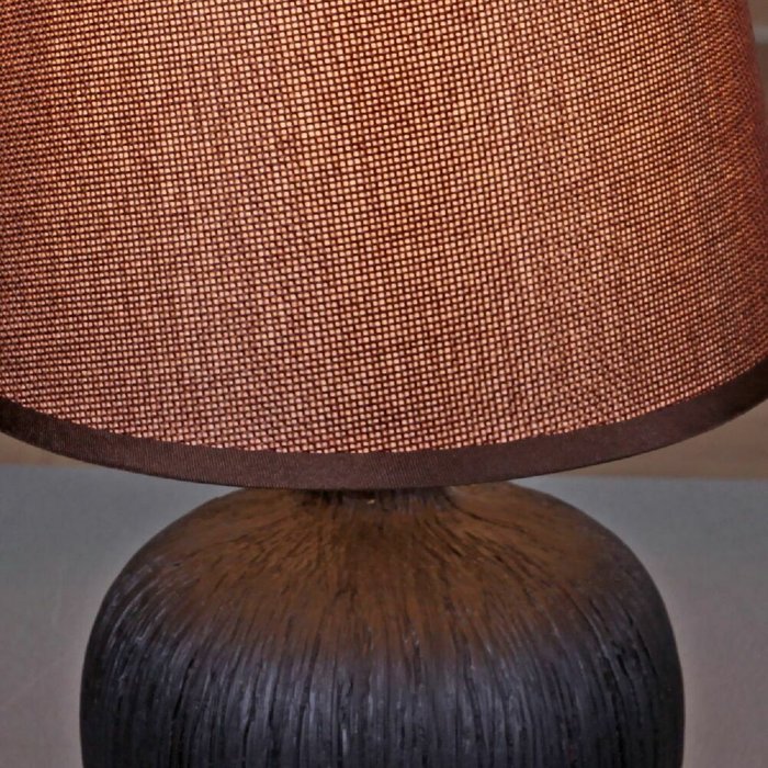Настольная лампа 98570-0.7-01 dark brown (ткань, цвет коричневый) - лучшие Настольные лампы в INMYROOM