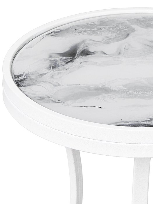 Кофейный столик Martini бело-серого цвета - лучшие Кофейные столики в INMYROOM