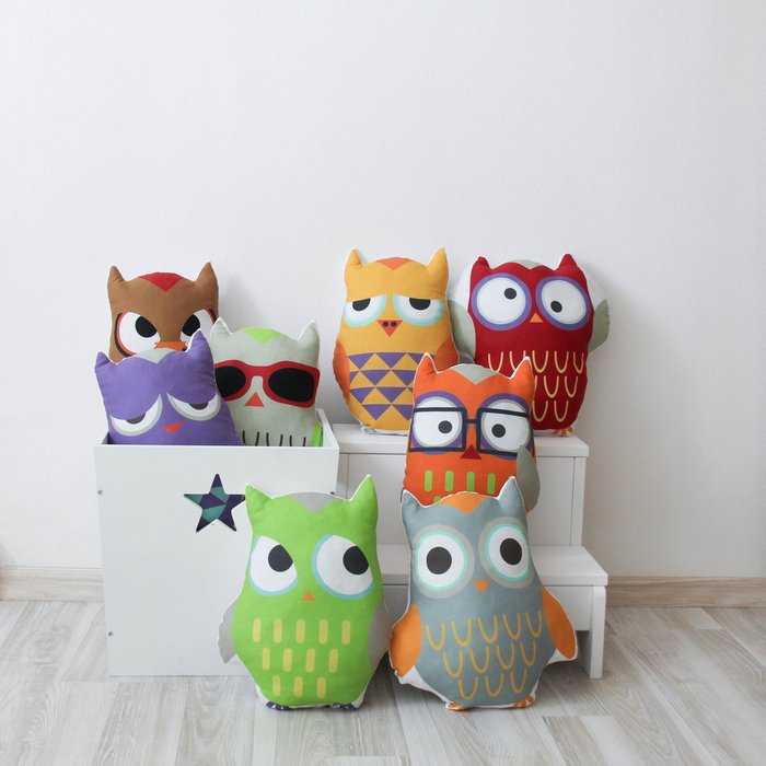 Подушка "Little Owl №15" - купить Декоративные подушки по цене 990