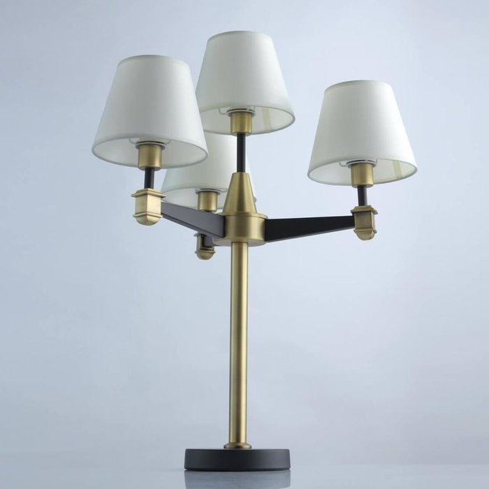 Настольная лампа ДельРей с кремовыми абажурами - лучшие Настольные лампы в INMYROOM