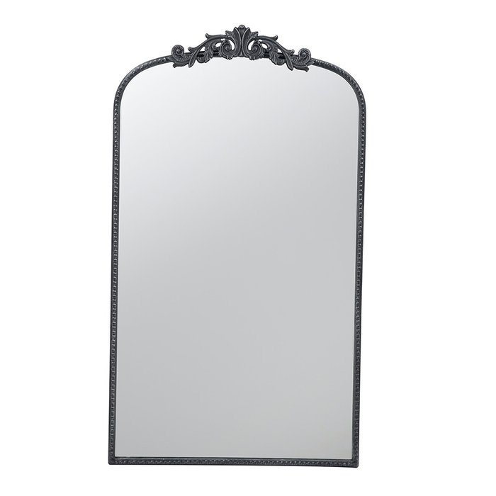 Зеркало настенное в раме черного цвета