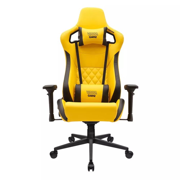 Игровое компьютерное кресло Maroon желтого цвета - купить Офисные кресла по цене 33490.0