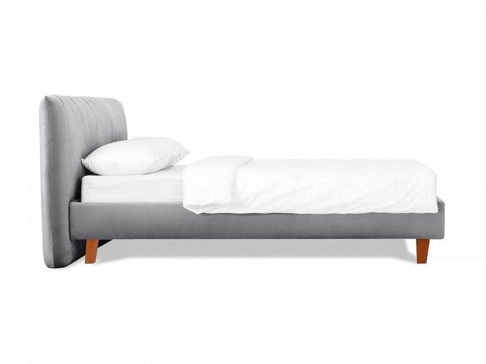 Кровать Queen II Anastasia L 160х200 серого цвета - лучшие Кровати для спальни в INMYROOM