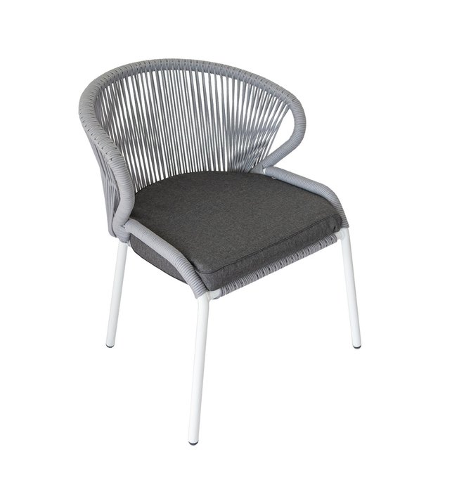 Стул Милан серого цвета - купить Садовые стулья по цене 23600.0