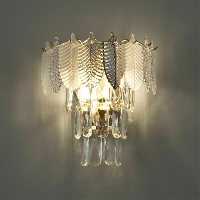 Настенный светильник ML.602.02 (хрусталь, цвет прозрачный) - лучшие Подвесные светильники в INMYROOM