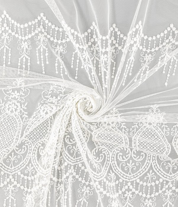 тюль Анита 300х260 белый - лучшие Шторы в INMYROOM