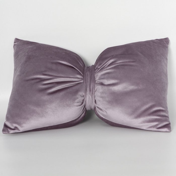 Подушка декоративная Бант лилового цвета