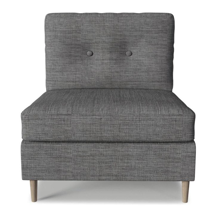 Модуль кресло Белфаст серого цвета - купить Интерьерные кресла по цене 13103.0