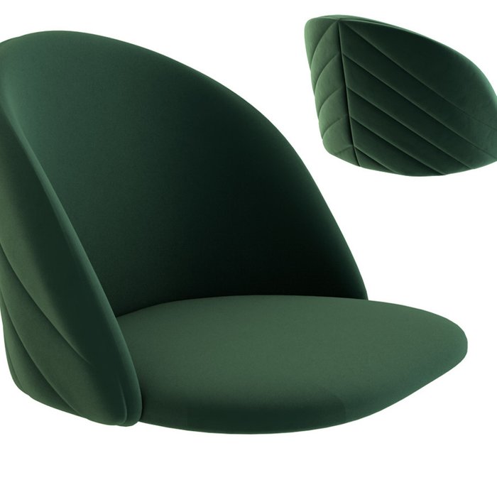 Стул полубарный Mekbuda зеленого цвета - купить Барные стулья по цене 11935.0