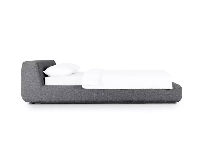 Кровать Vatta 160х200 темно-серого цвета с подъемный механизмом - лучшие Кровати для спальни в INMYROOM