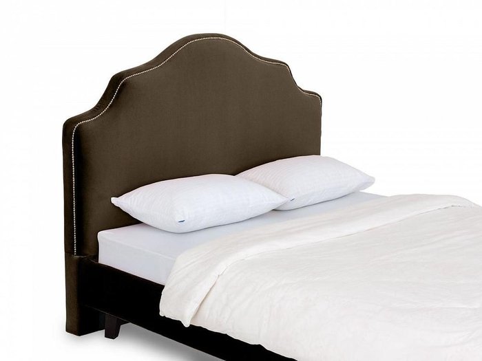Кровать Queen Victoria темно-коричневого цвета 160х200 - лучшие Кровати для спальни в INMYROOM