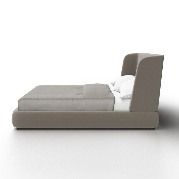 Кровать Runa 200х200 бежевого цвета без подъемного механизма - лучшие Кровати для спальни в INMYROOM