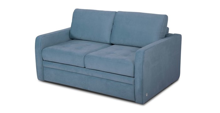 Диван-кровать Бруно синего цвета  - купить Прямые диваны по цене 61000.0